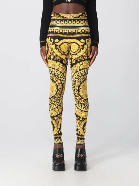 pantalone versace baby oro e viola|Pantalone bambina oro in seta Versace 1003518 ORO .